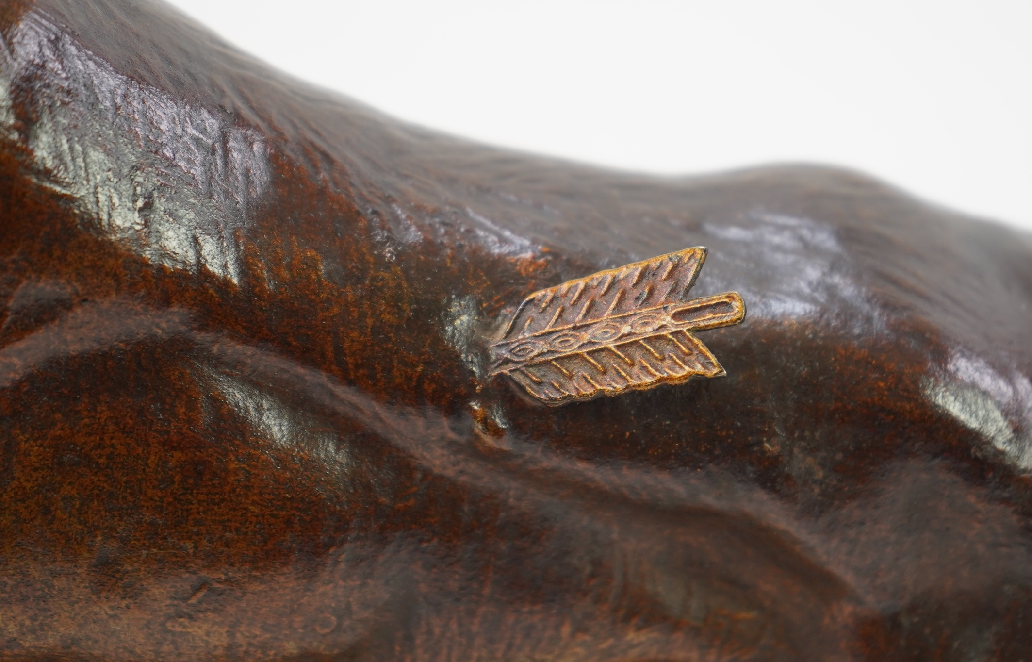 After Thomas François Cartier (French, 1879-1943): 'Wounded Lioness'